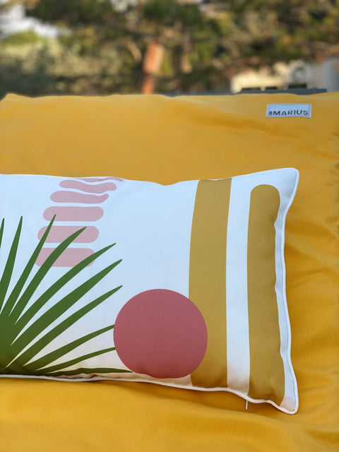 Coussin RIVIERA kaki intérieur 40x60cm