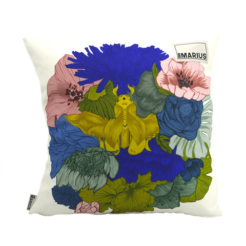 Coussin Médaillon SCARABÉE 50x50 cm