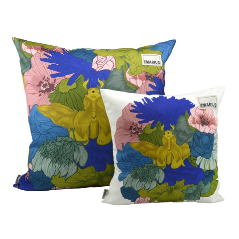 Coussin Médaillon SCARABÉE 50x50 cm