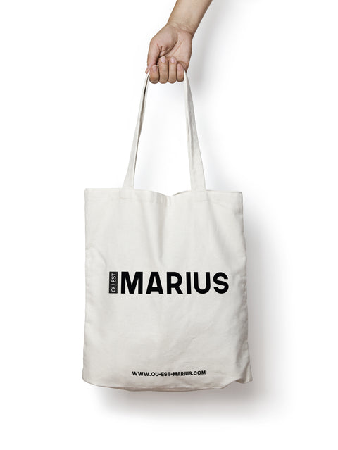 Tote bag naturel OU EST MARIUS