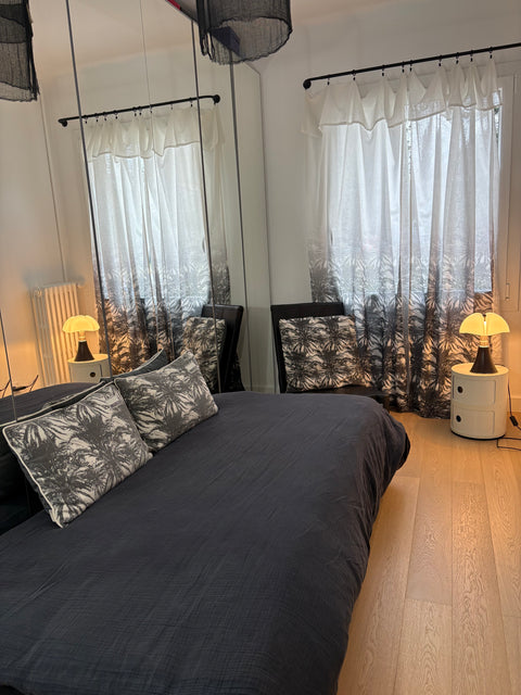 Housse de coussin CANOPÉE LUXE Orage 75x75 cm