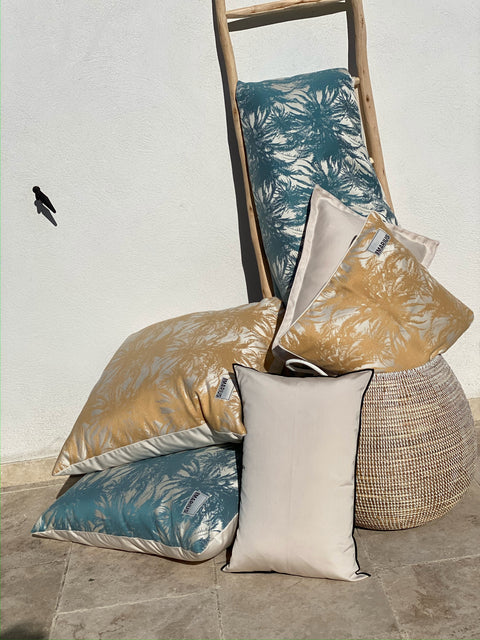 Housse de coussin CANOPÉE LUXE Miel 50x50 cm