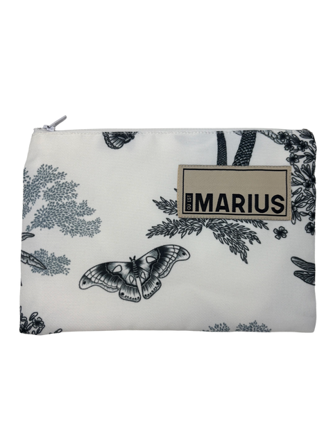 Trousse rectangle PAPILLONNE 16x23 cm