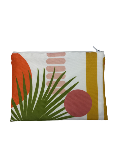 Trousse rectangle RIVIERA kaki 16x23 cm