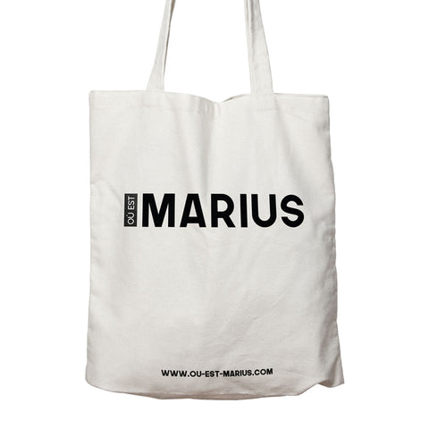 Tote bag naturel OU EST MARIUS 